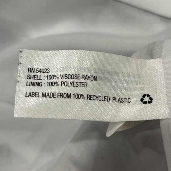 GAP Casual Knit A Line Dress Pockets Lined Elastic Waist Navy White Yellow Sz XS - Picture 8 of 11